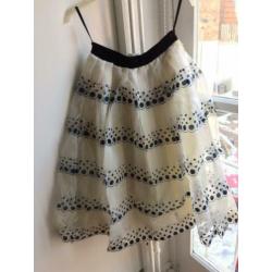 Prachtige vintage rok Laura Dolls xxs/xs