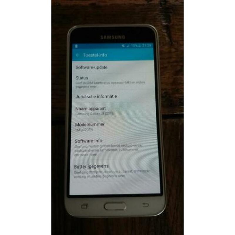 Samsung galaxy J3 2016 wit Z.G.A.N.