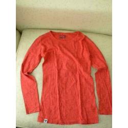 NIEUWE VINGINO rode longsleeve T-shirt maat XL XXL 170 176