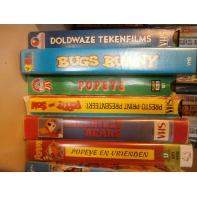 Video vhs tekenfilm bean jumanji bugs bunny disney flintston