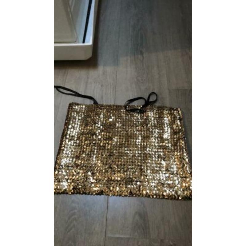 Glitter topjes maat S
