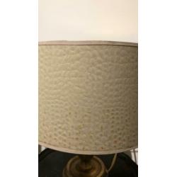 Lamp met gouden voetje