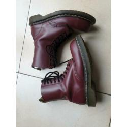 Dr. Martens 38 bordeaux Steel Toe schoenen stalen neus