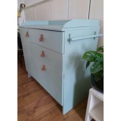 Retro commode groen