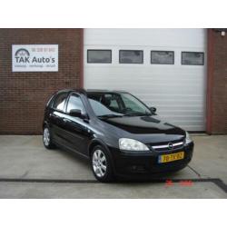 Opel Corsa 1.2-16V Silverline Zwart/Airco/5 deurs/NAVI/met b