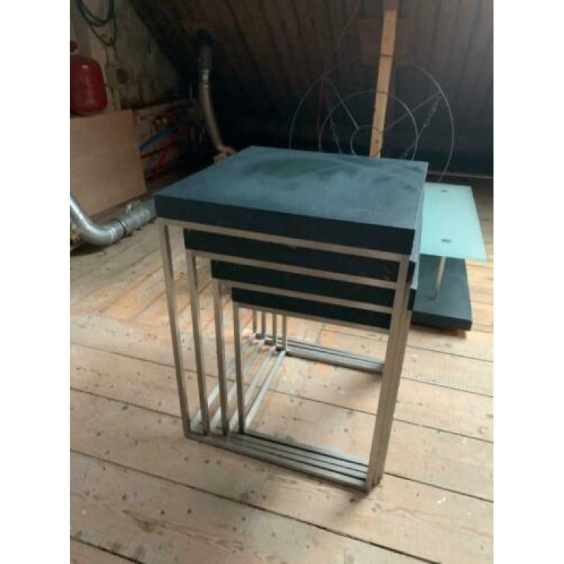 Bijzettafels, design, vintage, retro, meubilair, opruiming