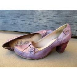 Paarse pumps s.Oliver maat 38