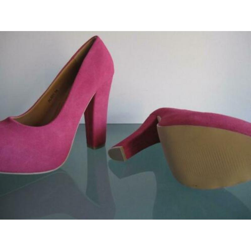 GRATIS VERZENDEN | NIEUWE luxe roze pumps 36