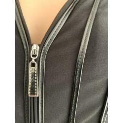 E121 Frank Lyman maat 44=L jasje vest zwart blazer colbert