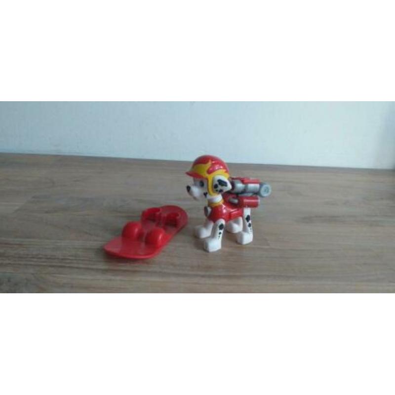 Paw Patrol figuren Marshall, Rocky, Rubble en Chase