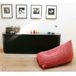 XL gebreide zitzak 100% WOL roze >NU van 219,95 voor 168,95!