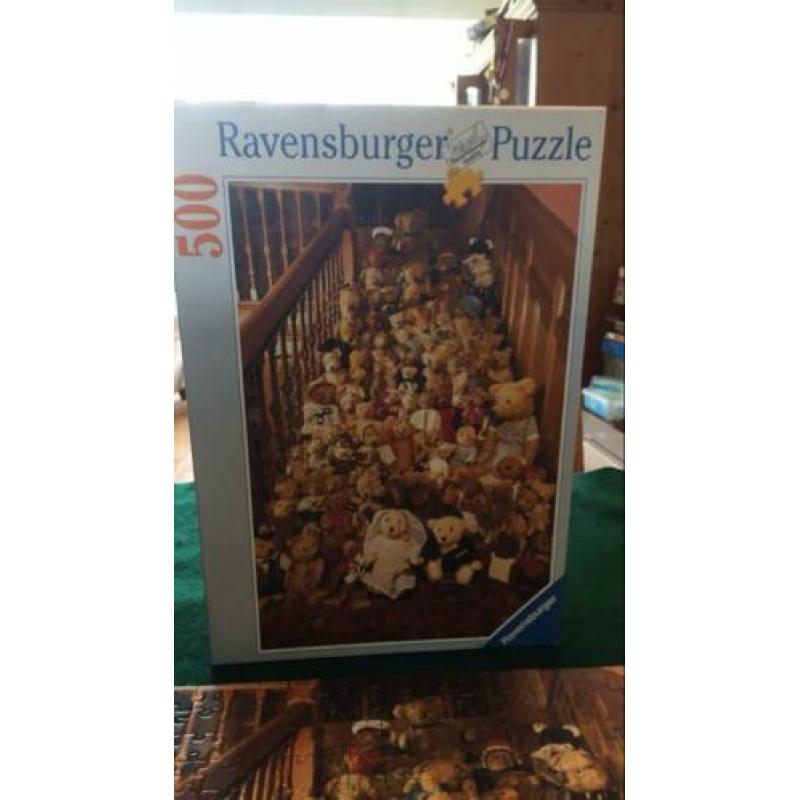 Ravensburger puzzel Teddy-bruiloft 500 stukjes