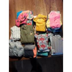 Groot zomerkleding pakket voor meiden maat 110/116