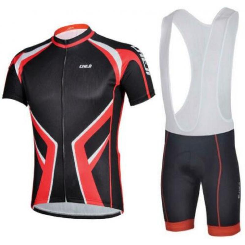 Fietsbroek + fietsshirt L fietskleding kort mtb racefiets