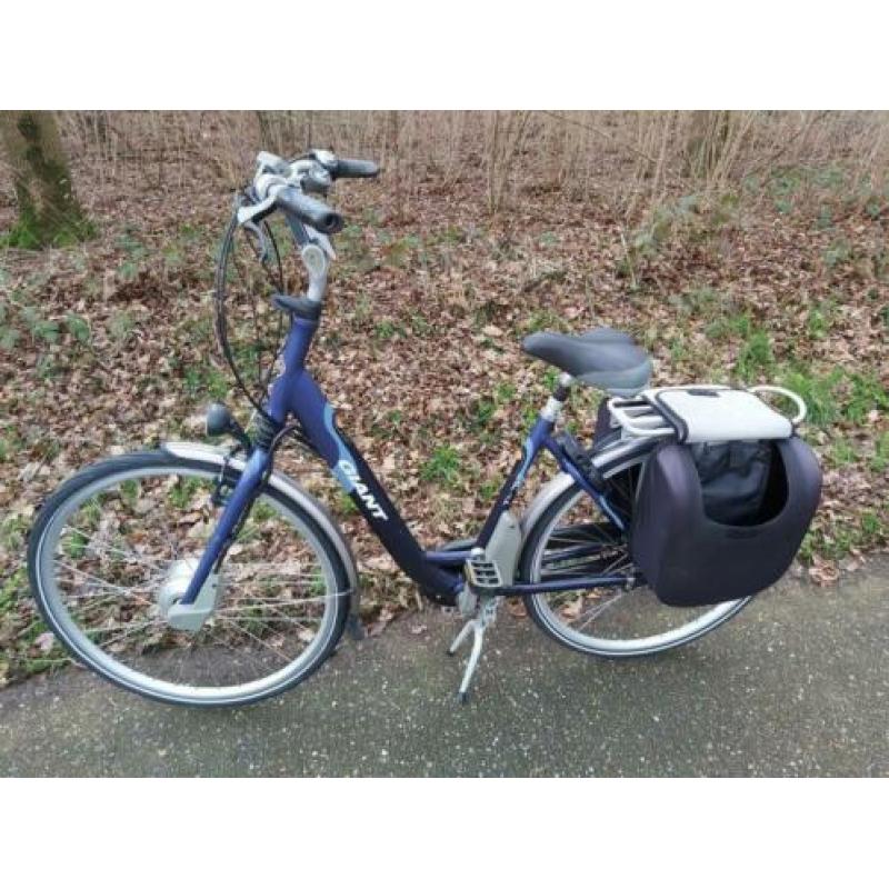 mooie goede elektrische fiets giant 2x accu