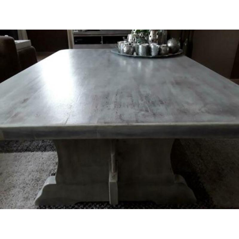 Salontafel Massief eiken white-whast...