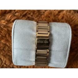 Rose-gold michael kors horloge