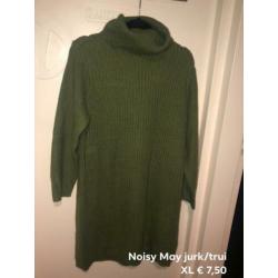 Noisy May lange trui - jurk mt XL