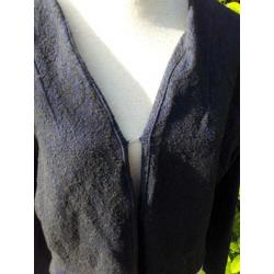 Blauw/zwart jasje van Miss Etam mt 3XL