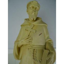 Antiek beeld van de Heilige Franciscus 98 cm curiosa kunst