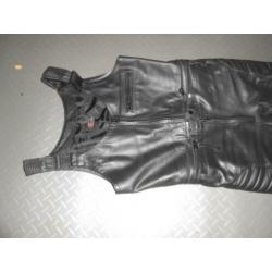 TOP SKINN leren politie motor broek overall
