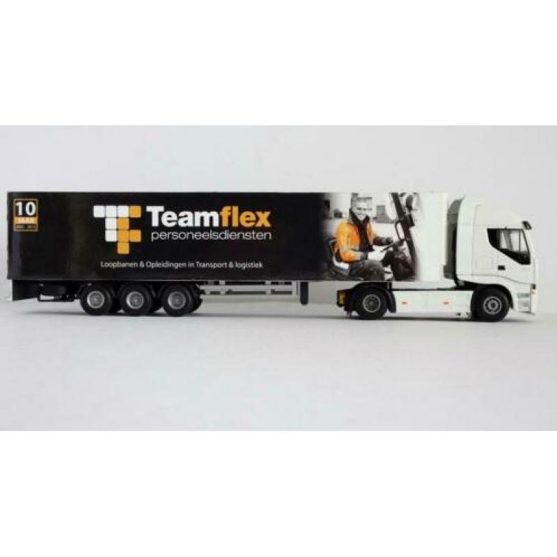 Lion Toys - Iveco Stralis met Teamflex oplegger