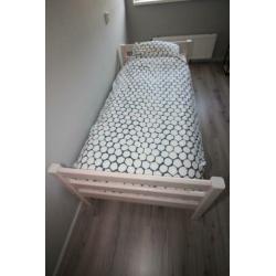 Flexa white wash bed 90x200cm