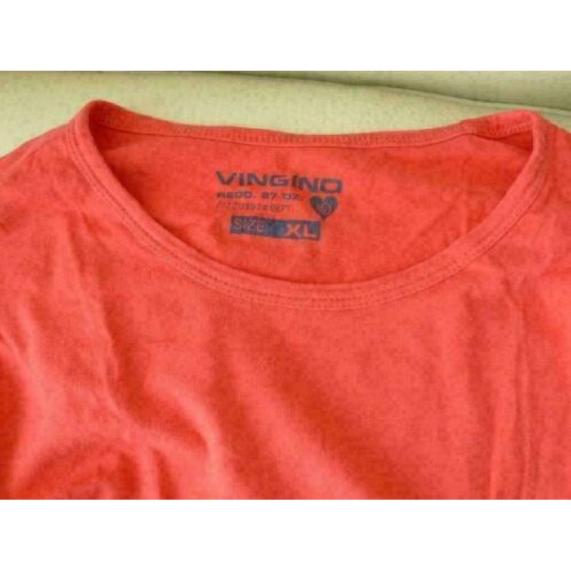 NIEUWE VINGINO rode longsleeve T-shirt maat XL XXL 170 176
