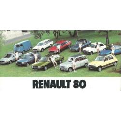 Renault programmafoldertje 1980