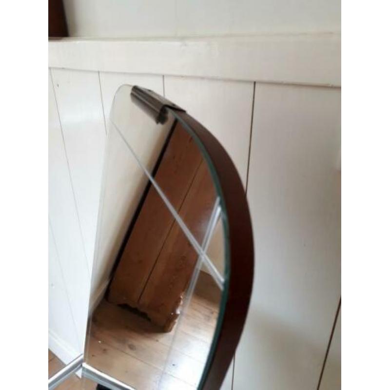 Grote vintage spiegel, gaaf, 80 cm hoog
