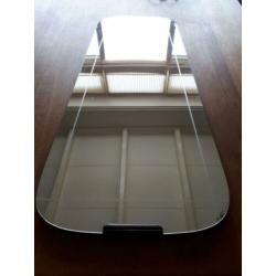 Grote vintage spiegel, gaaf, 80 cm hoog