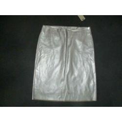 NIEUW Gave zilverkleurige rok van ANNA maat L / 40