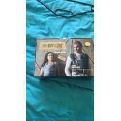 bykay dark denim draagdoek maat 5