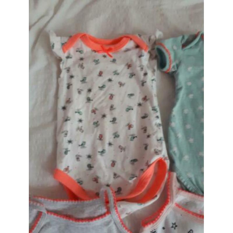 7 rompers maat 62/68