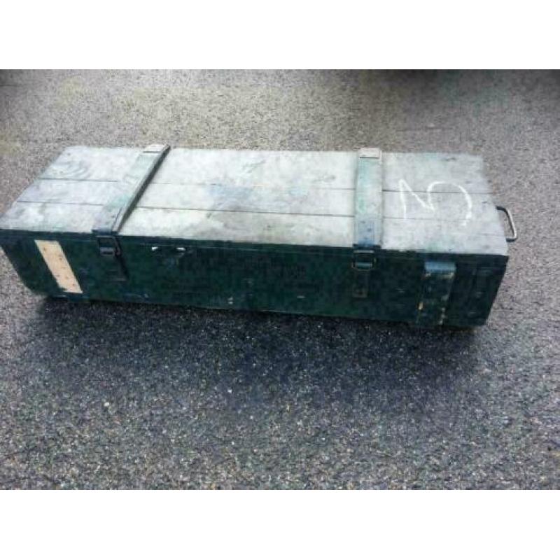 Legerkisten 25-40-110 , speelgoed opbergkist , militair