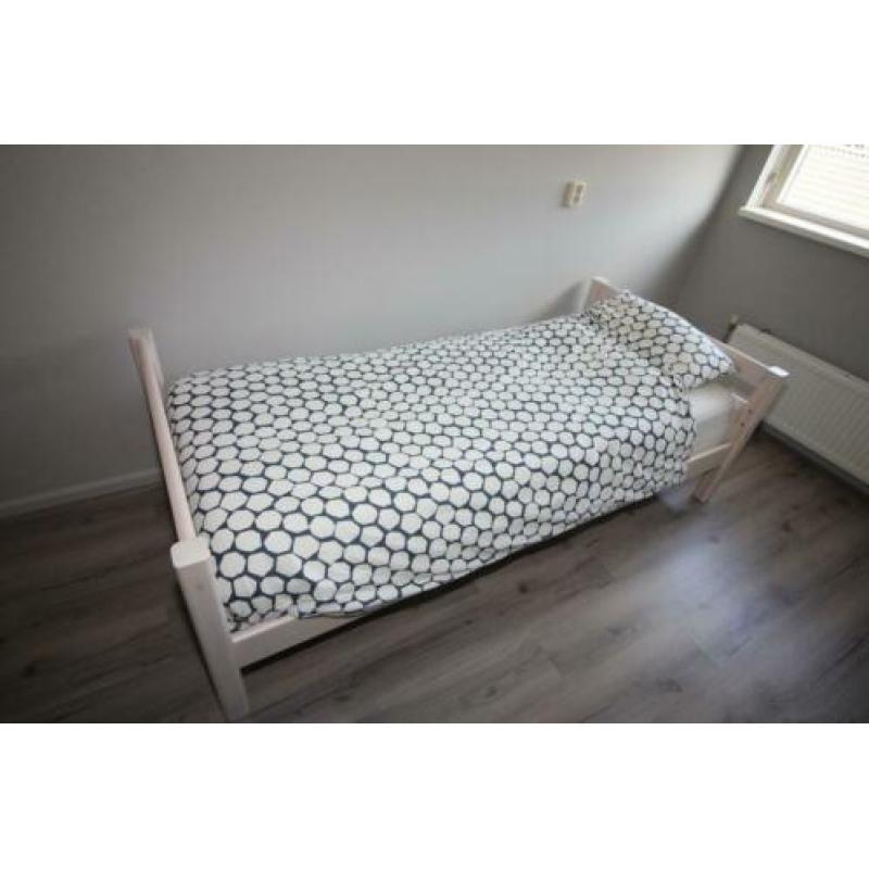 Flexa white wash bed 90x200cm