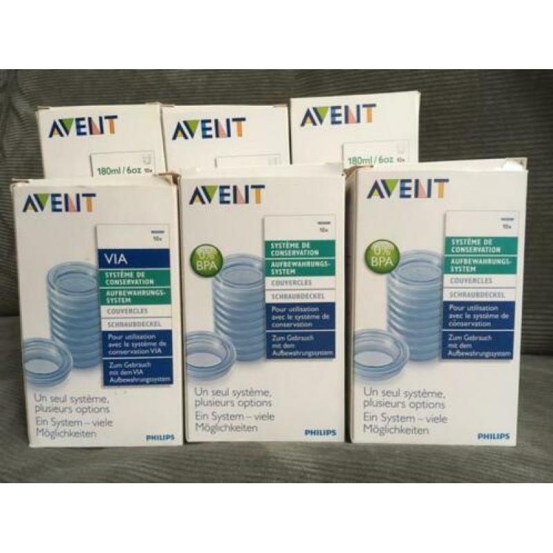 Avent bewaarbekers via borstvoeding 180ml