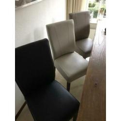 Eetkamerstoelen 6 stuks in 3 kleuren zgan