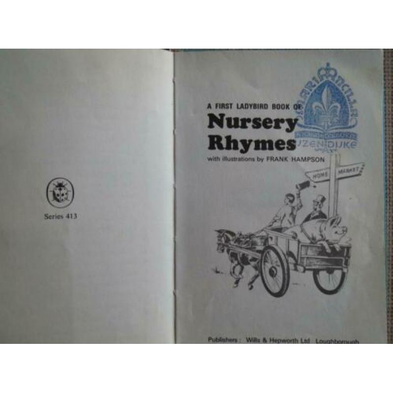Nursury rhymes engelstalig A first ladybird book serie 413