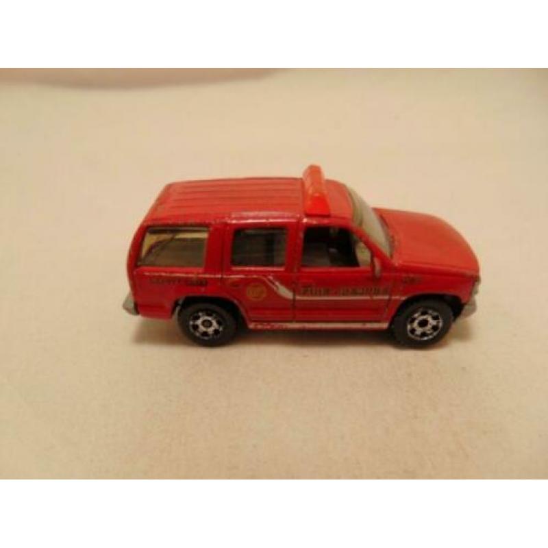 Chevrolet Tahoe 1997 brandweer 1:67 Matchbox