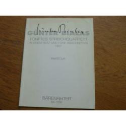 Fünftes streichquartett --günter bialas