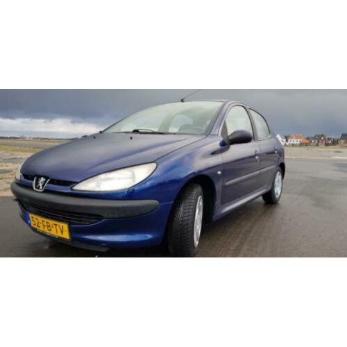 Peugeot 206 1.4 5D 2000 Blauw nieuwe APK(vaste prijs)