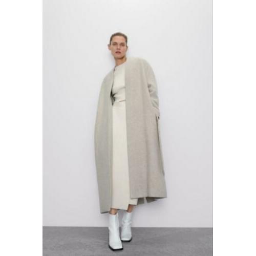 NIEUW / ZARA mantel met ceintuur maat XL