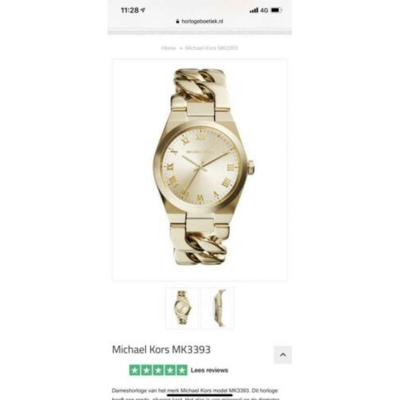 MICHAEL KORS dameshorloge nieuw