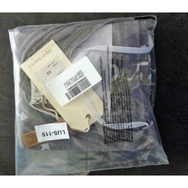 urban surface lus 115 shirt middel grijs maat xs