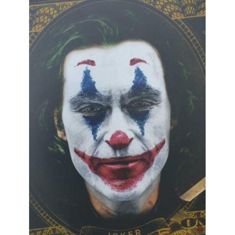 Batman the joker 100 $aluminium xxl uniek maar 1 batman joke