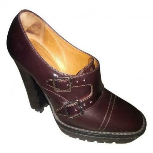 Burberry Prorsum plateau pumps Bordeaux rood maat 36