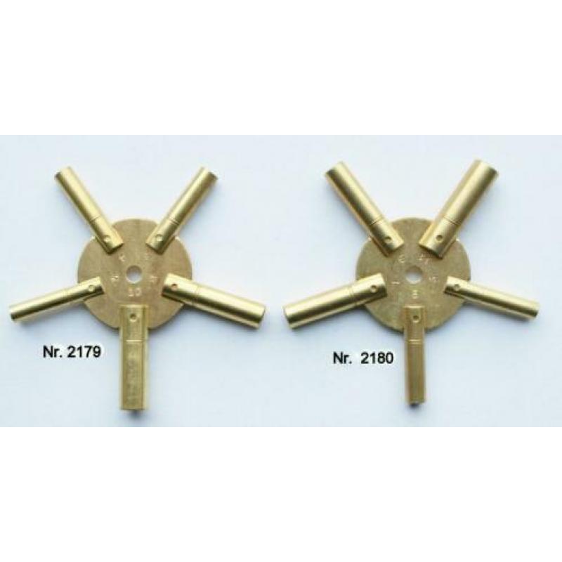 Stalen kloksleutel tot maat 7 mm.