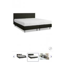 Boxspring antraciet 160x200m