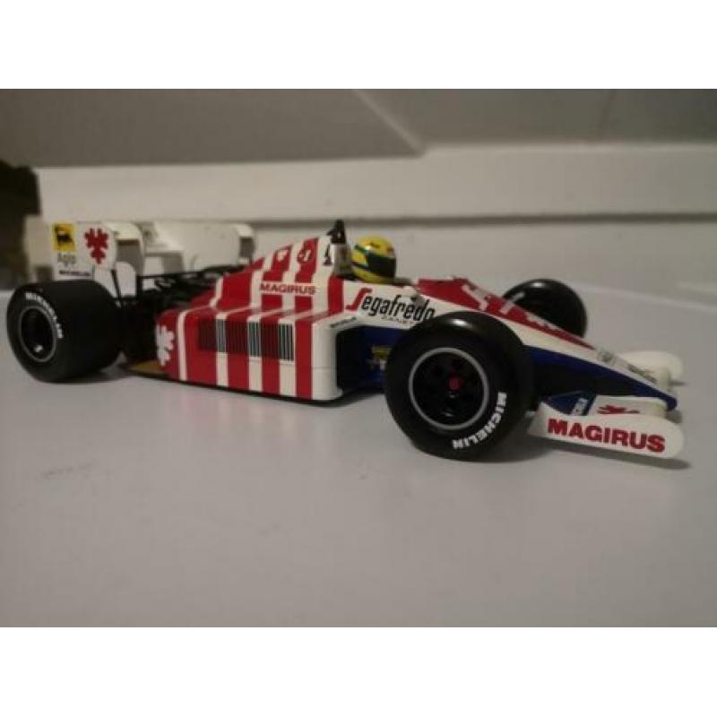 1:18 Ayrton Senna Toleman Hart Tg84 zonder ovp